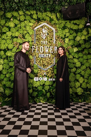 النجوم في حفل انطلاق The Flower Society في دبيّ